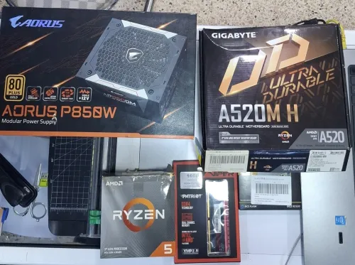 Ryzen 5 3600 + 16 G DDR4 + Gigabyte A520M + NVME 500GB