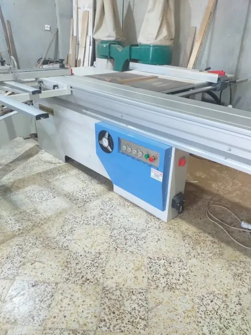 Machine scie cerculaire mdf 3m20 et avec aspirateur deux bacs 