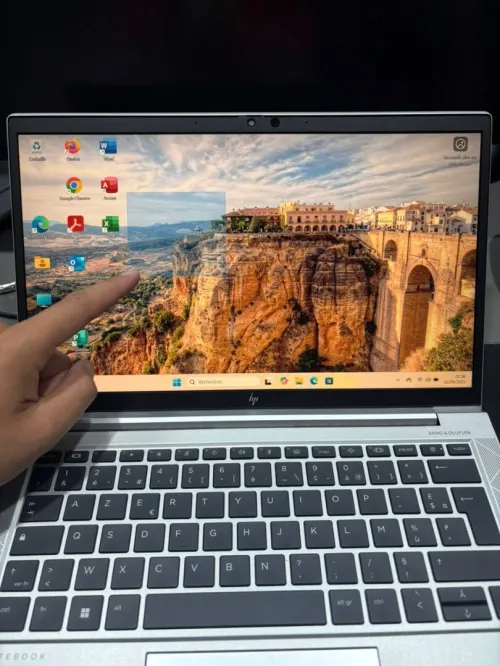  HP EliteBook 830 G7, i5 10eme, Gen 16Go RAM, SSD NVMe 256Go, Tactile, Importe d'Europe