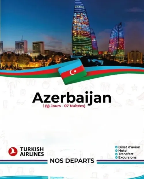Voyage organisé Azarbaidjan -Septembre 2025