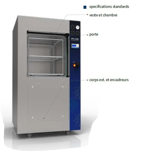 Autoclave/Stérilisateur à vapeur pour les Bloc opératoire (120L à 2000 L)