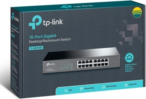 SWITCH 16-PORT GIGABIT TP-LINK RACK TL-SG1016D