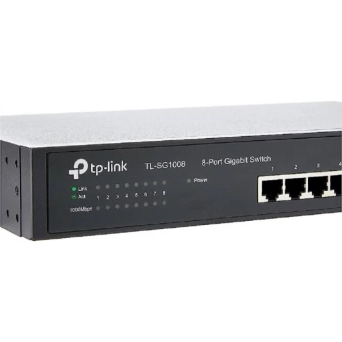 SWITCH 8-PORT GIGABIT TL-SG1008 TP-LINK RACK