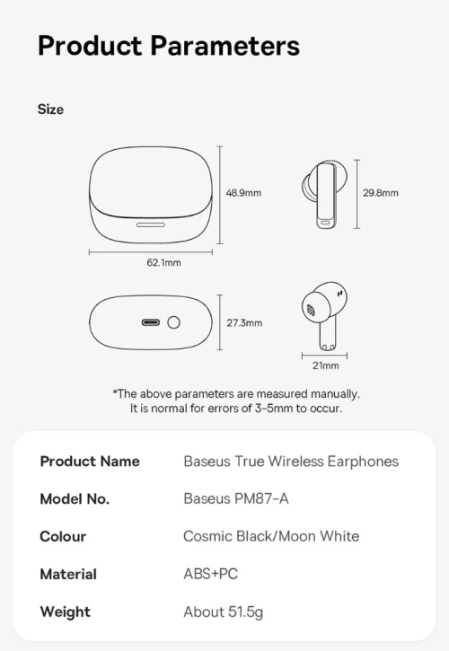 Baseus Earbuds Bowie M2s Wireless HiTune T3 Bluetoo