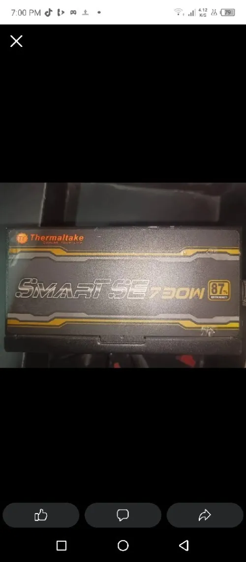 Psu thermaltake 730 +86 bronz