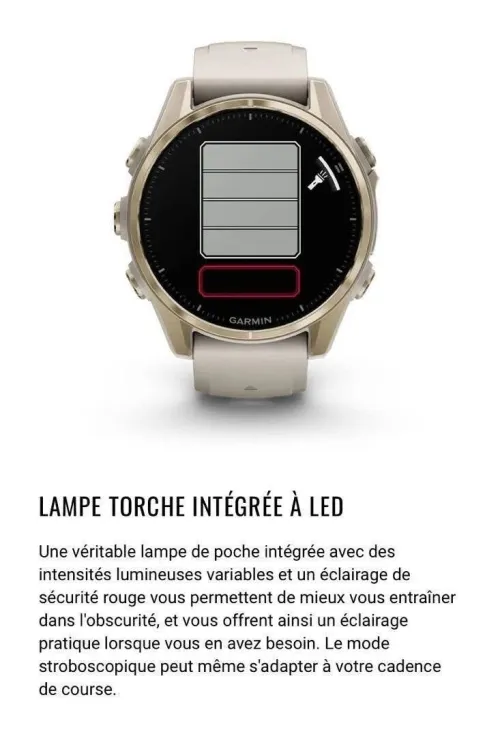 Garmin fēnix 8 S AMOLED saphir 