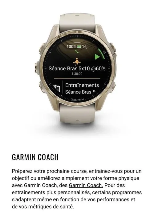 Garmin fēnix 8 S AMOLED saphir 