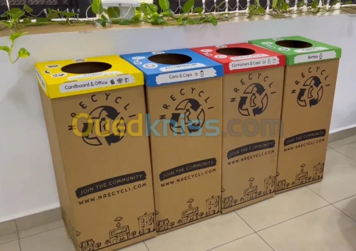 Poubelle de recyclage & tri-sélectif