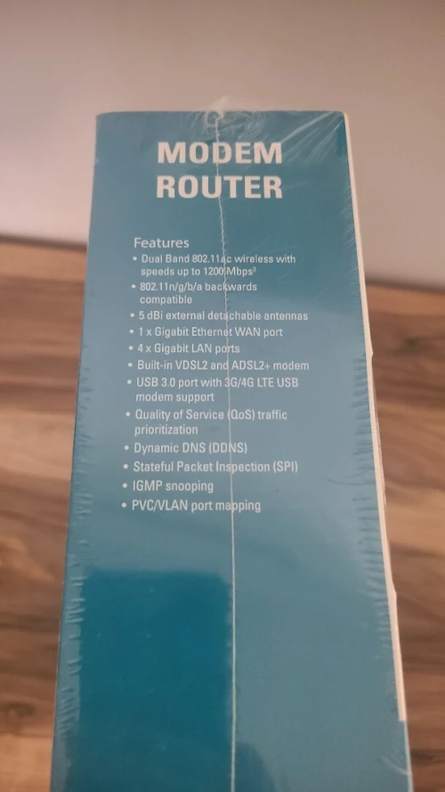 Modem Router D-Link AC1200 ADSL2+/VDSL2