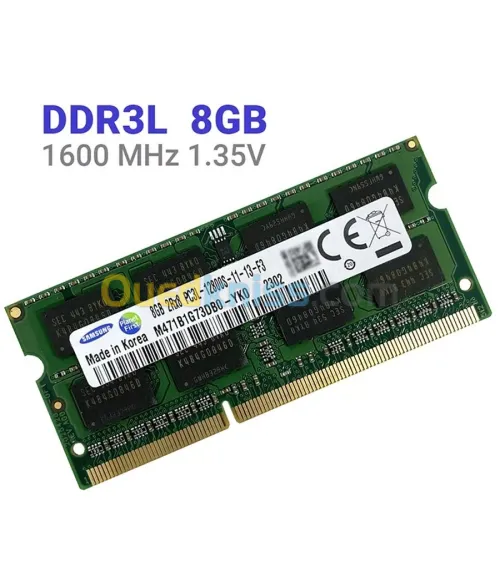 Ram Samsung ddr3L laptop 8gb 1600mhz