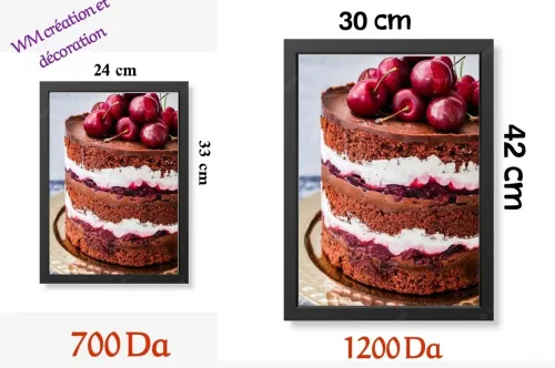 cadre decoration "Gâteaux pâtisserie"