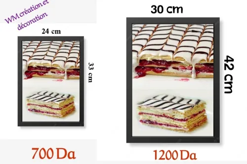 cadre decoration "Gâteaux pâtisserie"