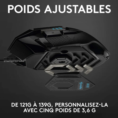 LOGITECH G502 HERO Souris Gamer