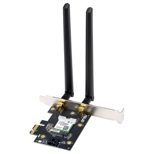 AX1800 Dual Band PCI-E WiFi 6 (802.11ax). Bluetooth 5.2, sécurité réseau WPA3, OFDMA et MU-MIMO