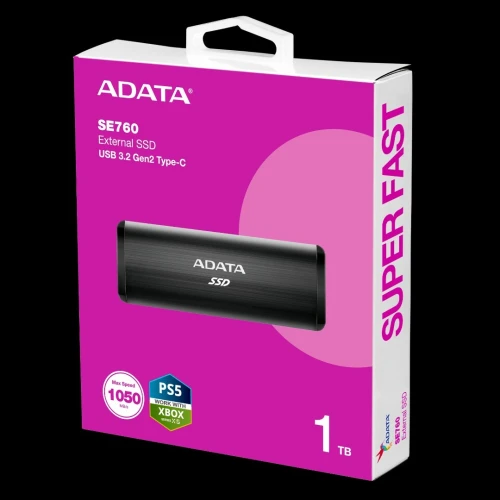 SSD externe A-DATA SE760 1.0TB USB 3.2