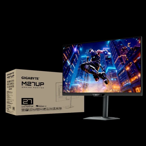 GIGABYTE Monitor Gaming M27UP 4K SS IPS 160HZ 360HZ 1MS HDR400 KVM
