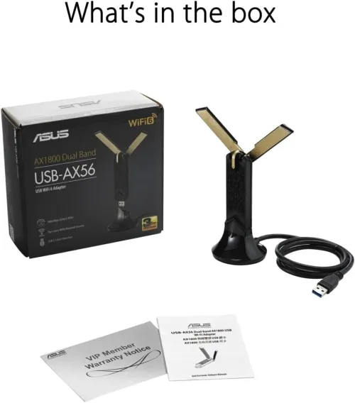 ASUS USB-AX56 Adaptateur WiFi USB AX1800 double bande