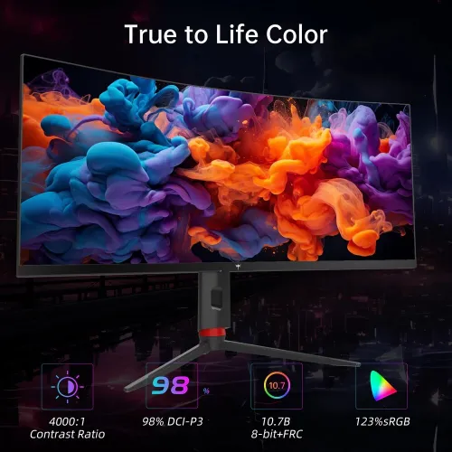 KTC Gaming Monitor H34S18S 34'' VA UWQHD 21;9 Curved 180Hz