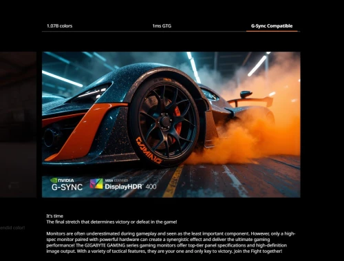 GIGABYTE M27Q3 Gaming Monitor 2K 300/320HZ SS-IPS
