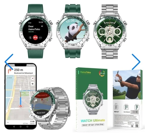 Smart Watch Haino Teko RW67 avec Fonction de Lecture de Maps ساعة ذكية أصلية