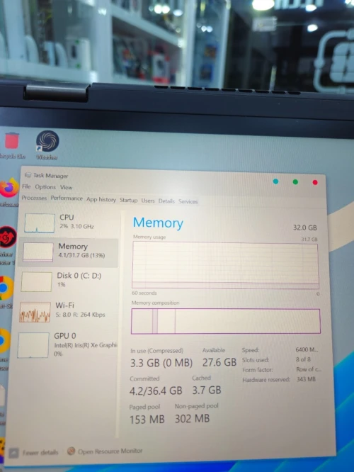 LENOVO X13 YOGA GEN 4 I5 1335U 32 GO DDR5 512 GO SSD