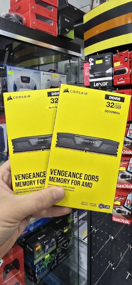 CORSAIR Vengeance RGB DDR5 RAM 32Go (2x16Go) Jusqu'à 6000MHz CL36 Intel XMP 3.0