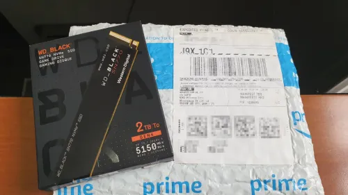 Western Digital Black SSD M2 Nvme Gen 4 2To neuf