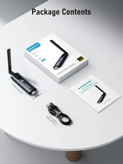 Lemorele émetteur HDMI sans fil, FullHD 1080p, 5Ghz, 200m