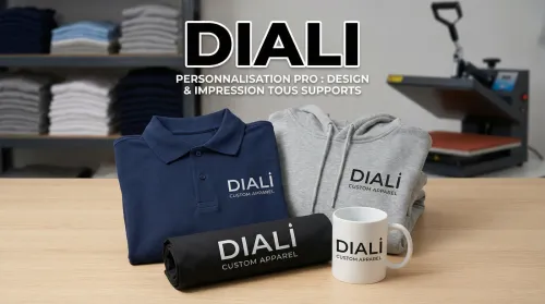 Personnalisation sur textile (t-shirts/polos/tabliers/casquettes...)