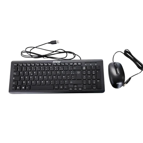 COMBO CLAVIER & SOURIS MSI BLACK - WHITE FILLAIRE