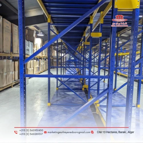 Rayonnage  métallique loure/mi- Lourde stockade à Plateaux sur mesure