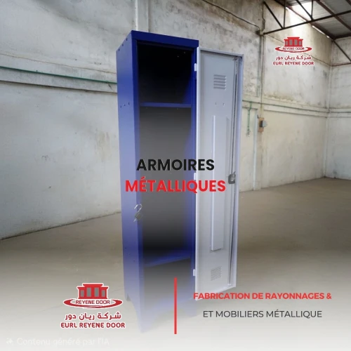 Armoires Métalliques (Documents, Vestiaire, Semi-Vitré) - Fabrication Sur Mesure - REYENEDOOR.