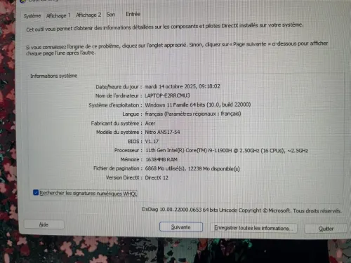 Acer nitro 5 N20C2