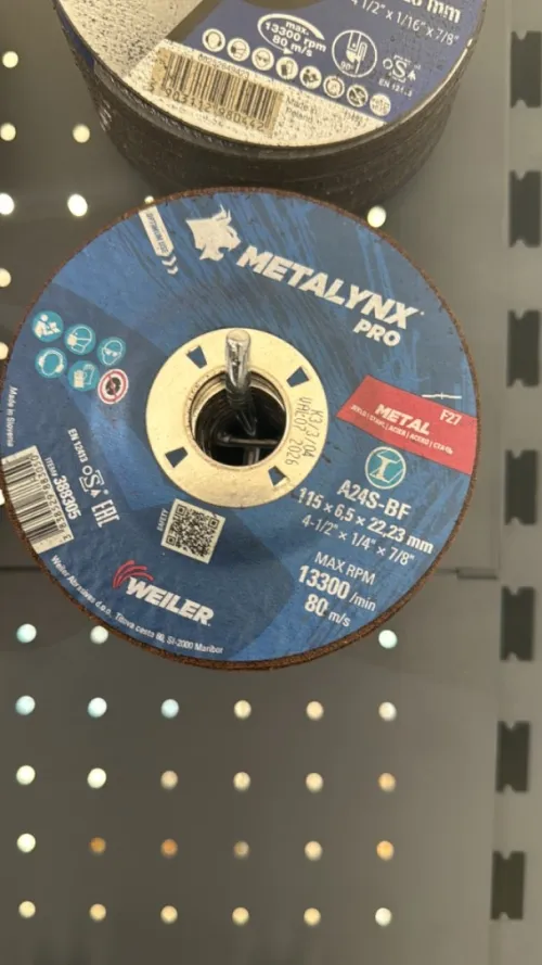 Disques de coupage et meulage Metalynx (Weiler) 