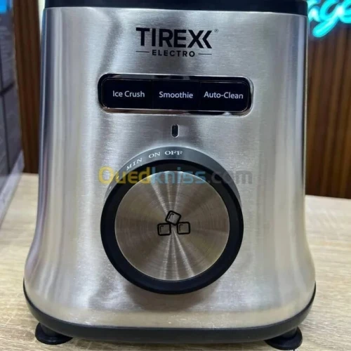 Blender Mixeur Electrique En Verre et Inox 1800W 1.8L Multifonctions TIREXX