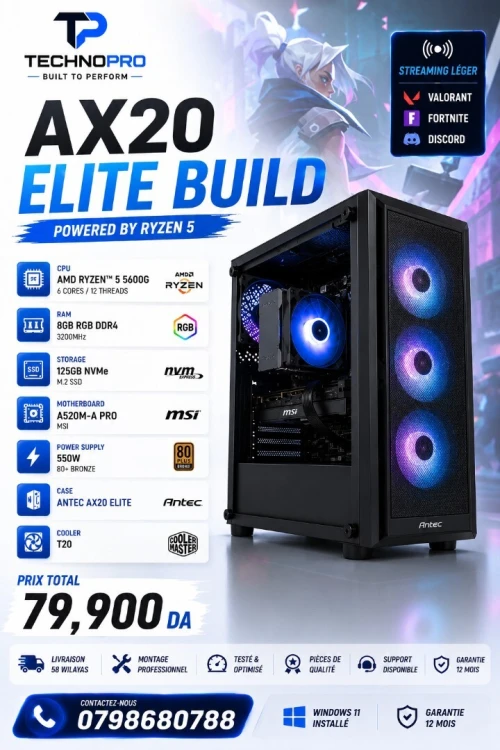 Pc ryzen 5 5600g AX20 ELITE