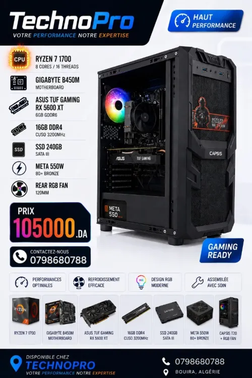 Config PC Gamer rx 5600 xt