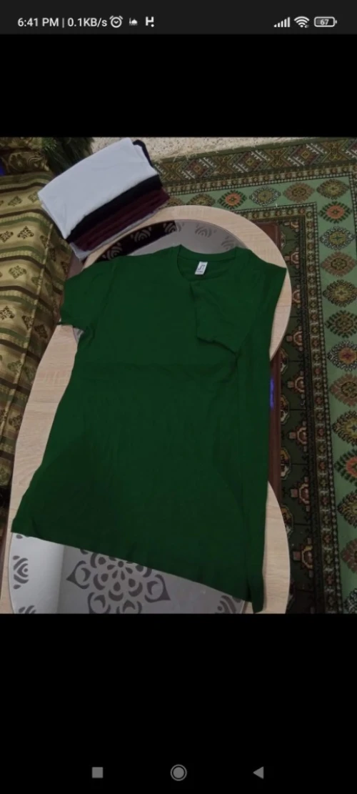 T-shirts 100% coton semi peigné