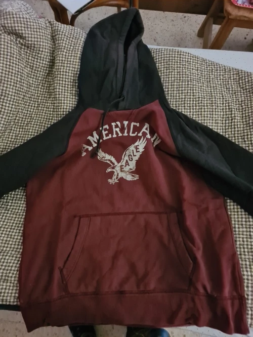 Sweat américain eagle noir rouge
