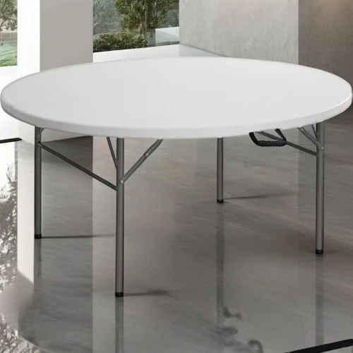 Table plastique pliante rond 1.80cm