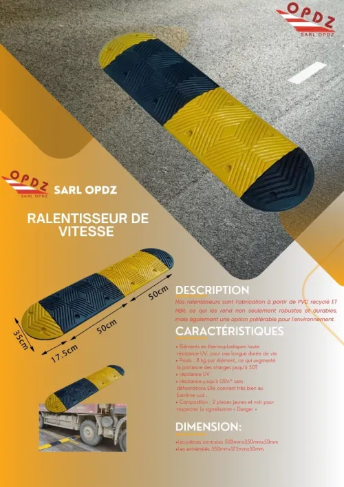 fabrication ralentisseur de route 