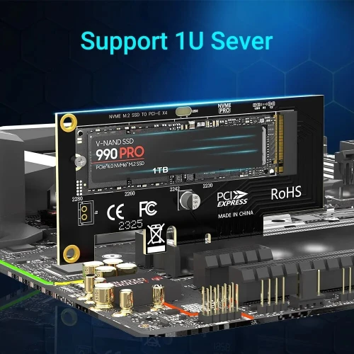 Adaptateur M.2 NV plus PCIe 4.0 3.0 SSD  PCIe 4.0 tage X8 X16 6 000  PCI-E SEN4 SEN3