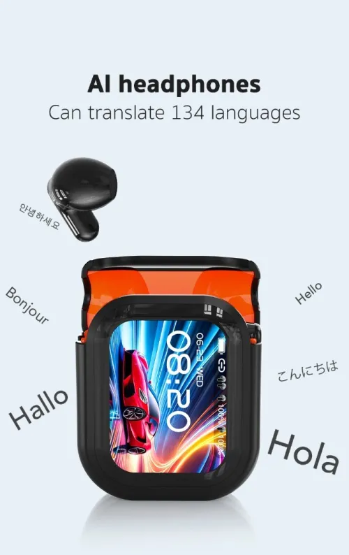 HTC NE20  Bluetooth 6.0 casque sans fil traduction écouteurs IPX4 étanche batterie longue durée