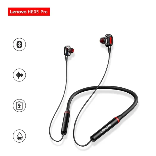 Lenovo  écouteurs sans fil HE05 Pro  Bluetooth 5.0 pour sport Original