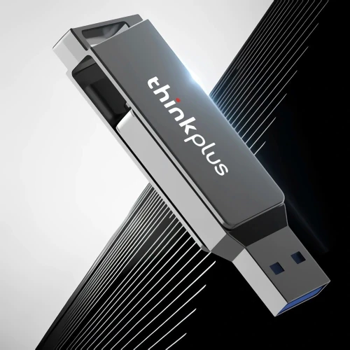 Lenovo ThinkPlus Clé USB 3.2 de Type C, Disque U Rotatif en Métal, OTG 128 Go