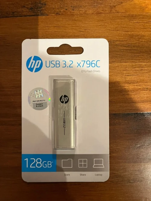 Clé USB HP 3.2 USB + type c  mémoire  128 GB / 256 GB haute vitesse X796c