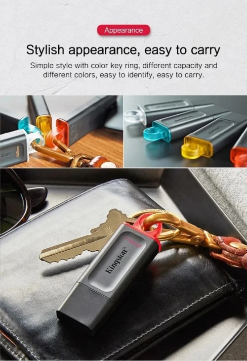 Kingston clé USB 128 Go DTX  USB 3.2 