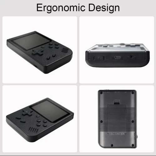 ( R2 ) Nouvelle console de jeu vidéo  rétro portable avec 400 jeux intégrés, , mini console de jeu portable 8 bits sortie AV