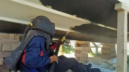 Sablage et peinture