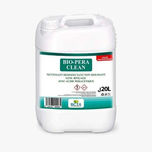 BIO-PERA CLEAN / NETTOYANT DESINFECTANT NON MOUSSANT ET SANS RINCAGE AVEC APA